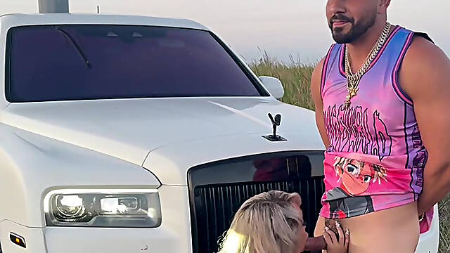 Mixed Asian Goddess Luna Luxe gets Fucked in My Rolls Royce