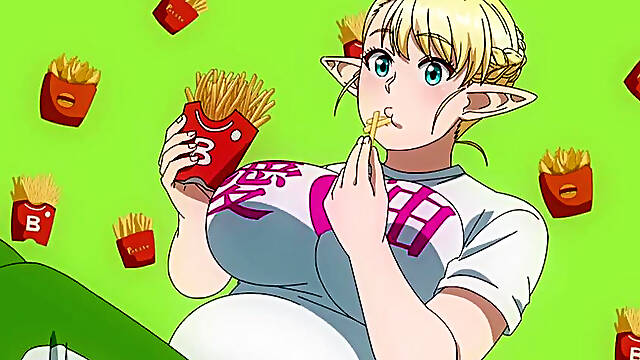 Elf-san Wa Yaserarenai [Fanservice Compilation] Part 1