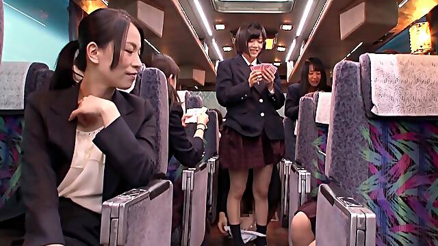 Japanese group sex with pussy licking and fucking