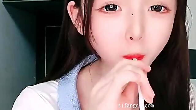 Small tit girl loves to masturbate