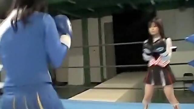 Japanese Cheerleader Boxing