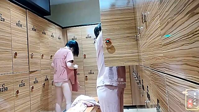 The girl has big breasts that every man wants to