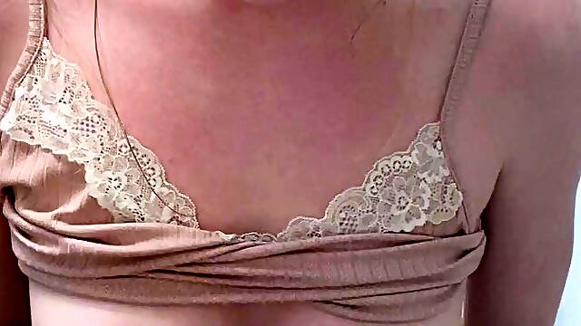 Amateur blondie solo anal masturbation