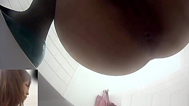 Asian whores urinating on pee cam