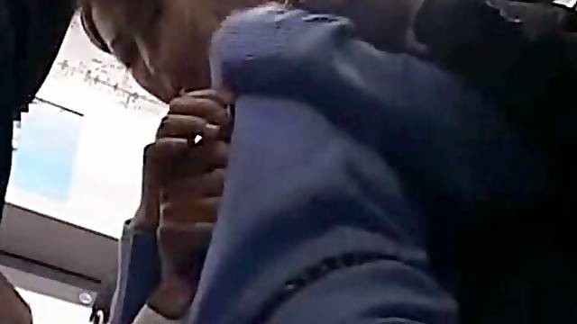 Schoolgirl groped by Stranger in a train