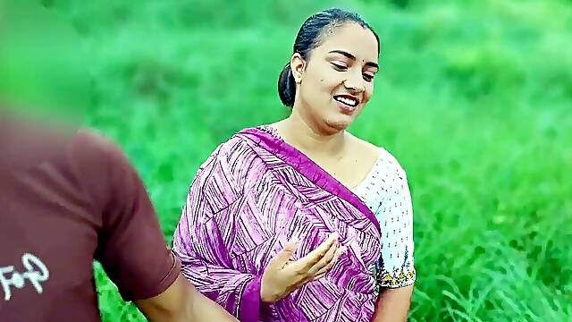 Desi Village bhabhi enjoy early morning sex with her Devar in jungle, outdoor Jungle lovemaking