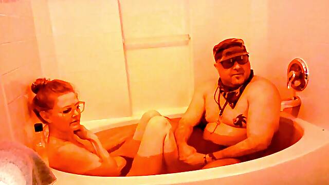 CLEANING up SO WE CAN GET dirtier then ever essential oil rubdown n blowage