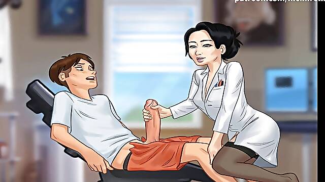 German cartoon part 166 - tiny asian teacher