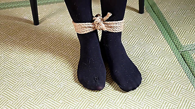 Xr46- Student Uniform and Mouthball Bondage