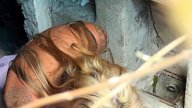 Special Edition Ingalls, Argentinian Model Tape Restrained Half-naked and Ball Gagged in an Abandoned Building