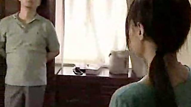 Cheating Japanese wife fucked hard by lover